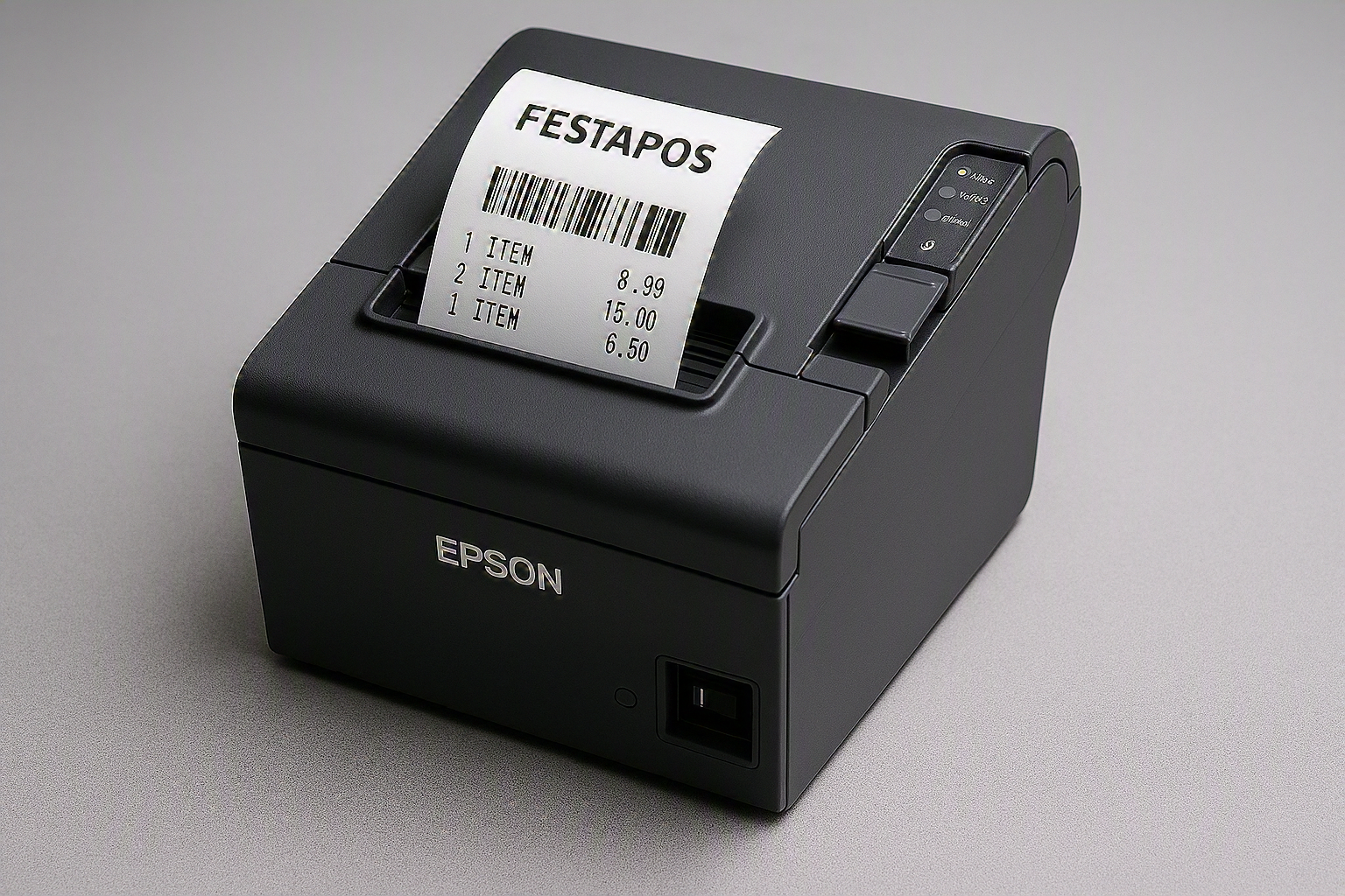 Stampante termica professionale Epson TM da 80mm utilizzata per la stampa delle comande in cucina